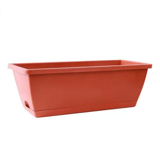 Vegetable Growing Box Flowerpot with Drainage Holes Thickened Edge Strong Load-Bearing Indoor Rectangular