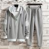 Men's Casual Sportswear Suit Jacket + Pants Two-piece Sports Suit