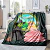 Custom Name Wicked Theme Printed Blanket - Perfect for Couch, Bed, Travel & Outdoor Use | Machine Washable, Cozy & Durable.