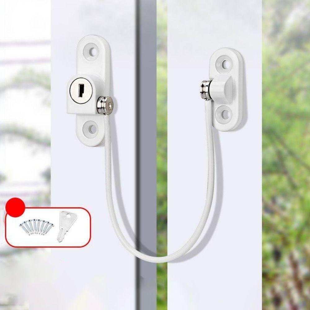2 Pcs/Set Multifunctional Window Sliding Door Locks  Child Safety Protection