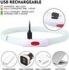Силиконовый светодиодный ошейник для собак, перезаряжаемый через USB, светящийся ошейник для собак, защита от потери/аварийной безопасности, аксессуары для собак