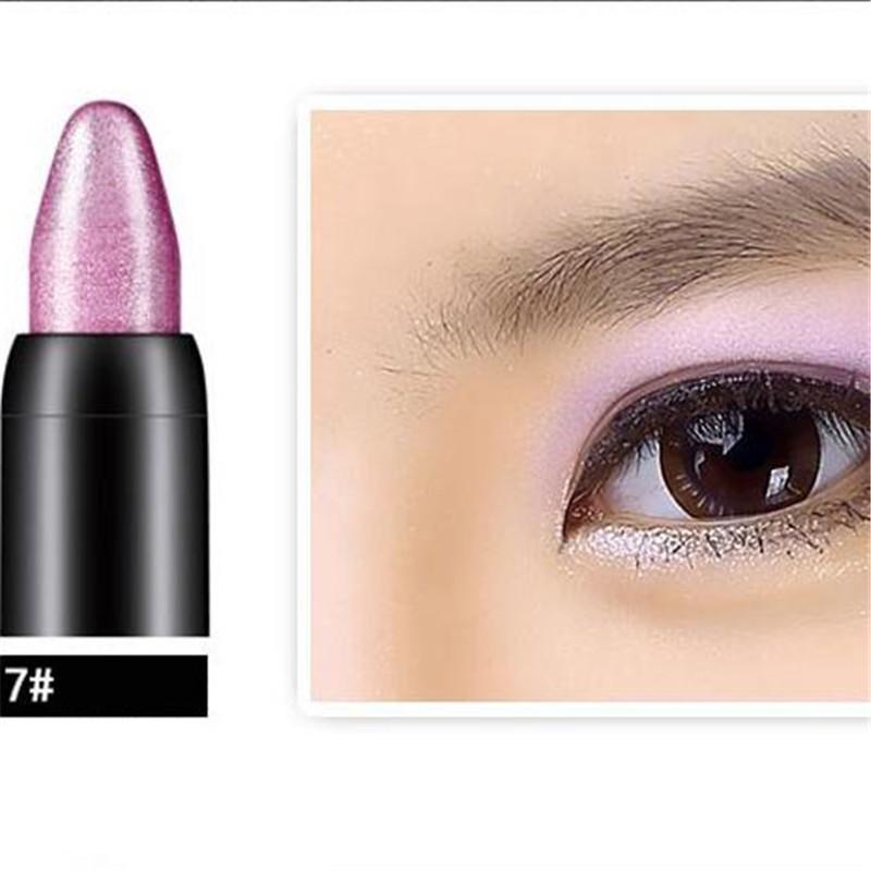 Натуральные долговечные жемчужные тени для век, подводка для глаз, мерцающая палочка, ручка шелкопряда, женский косметический инструмент для макияжа, косметический карандаш для хайлайтеров