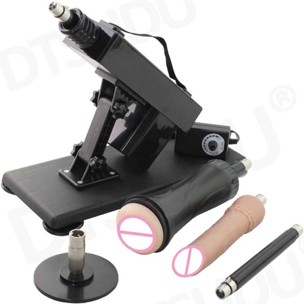 DTSUDU Автоматический женский вибратор Секс-машина Мастурбация Накачивающий пистолет Леди Вагина Анальный мастурбатор Взрослые эротические секс-игрушки для женщин