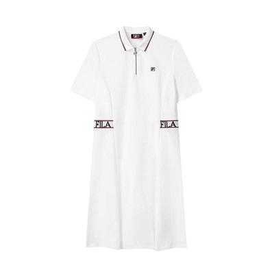 Short Sleeved Dress Women's Standard White F11W121340F-WT