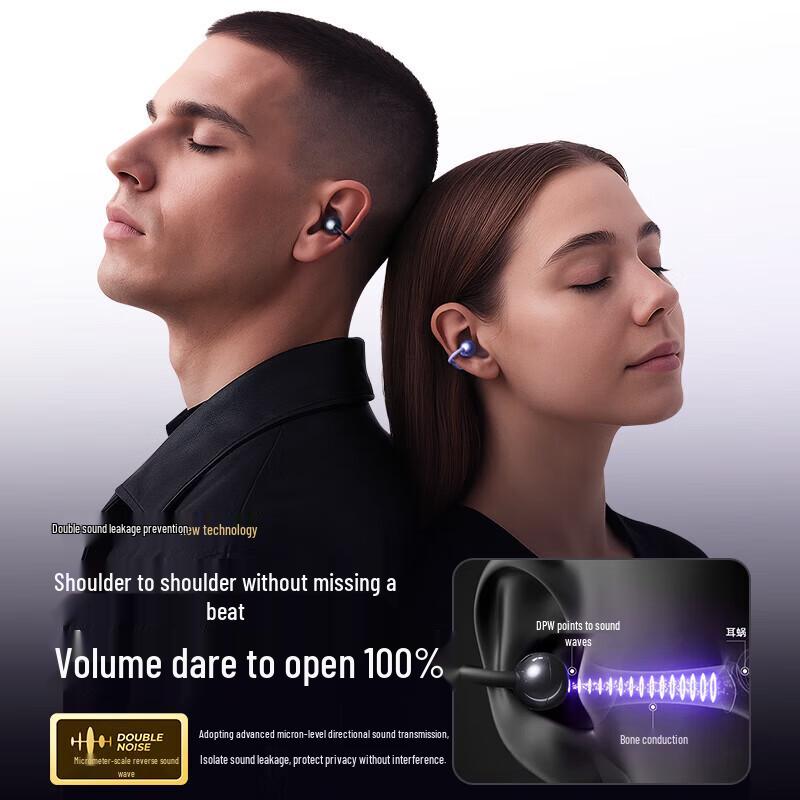 Спортивные Bluetooth-наушники XiaoDu G108 Youth Edition с открытым дизайном и креплением-клипсой