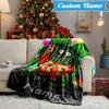 Custom Name Rat Fink Baseball Artwork Blanket Lightweight Ideal Bedding Blanket Perfect for Travel, Camping, Living Rooms, Sofas, Christmas gift