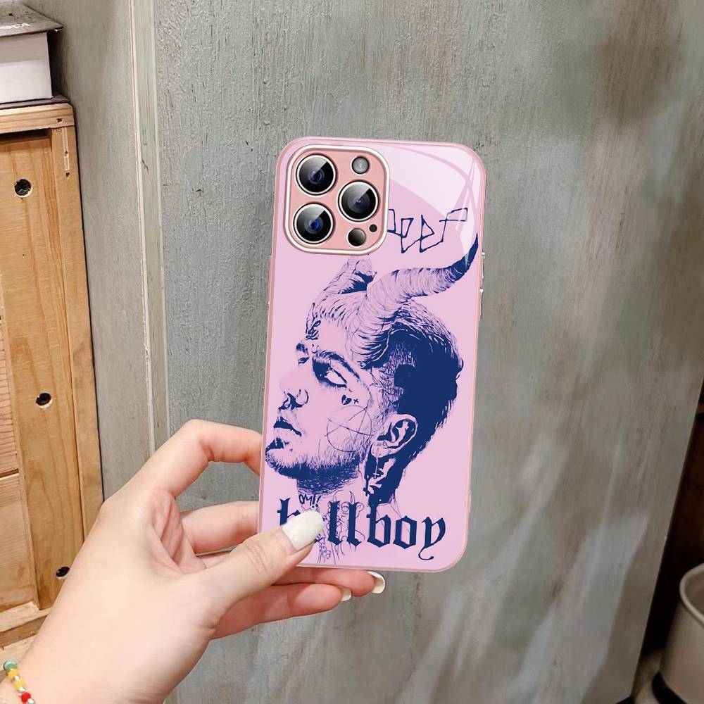Певец Рэпер L-Lil Peep Закаленное Стекло Для Iphone 14 13 12 11 Pro Mini XS MAX 14Plus X XS XR Чехол