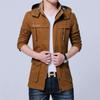 Men's Autumn and Winter New Men's Jacket Casual Washed Cotton Loose Large Size Windbreaker Thin Jacket Trendy
