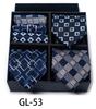 Men'S Gift Box Set Tie Fashion Business Net Color Jacquard Tie Square Scarf