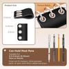 PU Leather Pen Clip Detachable Pencil Loop Portable Pen Fixed Clamp  for Home School