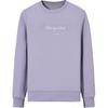 Comfortable Simple Fleece Letter Round Neck Pullover Casual Sports Sweatshirt Women Sweatshirt 162547705N-2