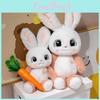 Long Ears Rabbit Plush Toys Cartoon Stuffed Animal Dolls Kids Birthday Gift