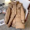 Down cotton-padded clothes for women, middle-aged mothers, medium and long cotton-padded clothes, thickened coats, women's cotton-padded jackets, ve