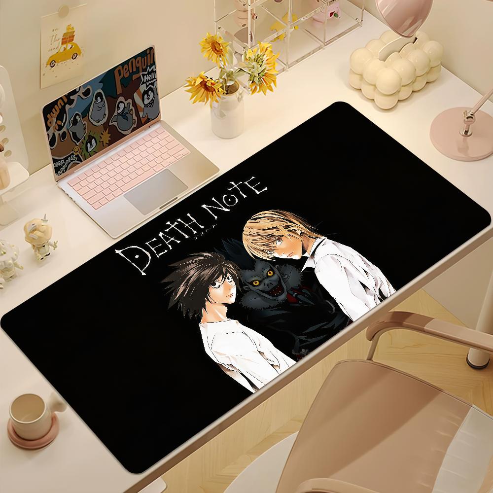 Anime Death Note Mouse Pad Large Nonslip Lockedge Desktop Computer Desk Mat Keyboard Writing Mousepad Office Gamer Student Gift