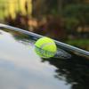 3D Car Ball Car Stickers Funny Creative Window Decoration Stickers Tennis Glass Broken Design Creative Interesting Objects