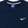 Nike Sweatshirts Men's Obsidian Color Crew Neck Moderate Regular (Unisex) Sweatshirts AA3178 451