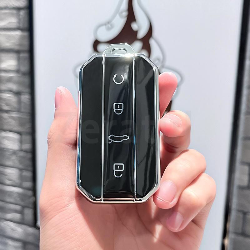 Модный ТПУ Бесключевые Аксессуары Для Chery Jaecoo J7 7 J5 5 Чехол Для Автомобильного Ключа Держатель Сумка Для Автомобильного Пульта Ключа Защитный Чехол Обложка Для Брелока