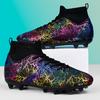 Новые молодежные высокие футбольные бутсы, мужские и женские шиповки AG нескользящие и дышащие студенческие соревновательные тренировочные туфли