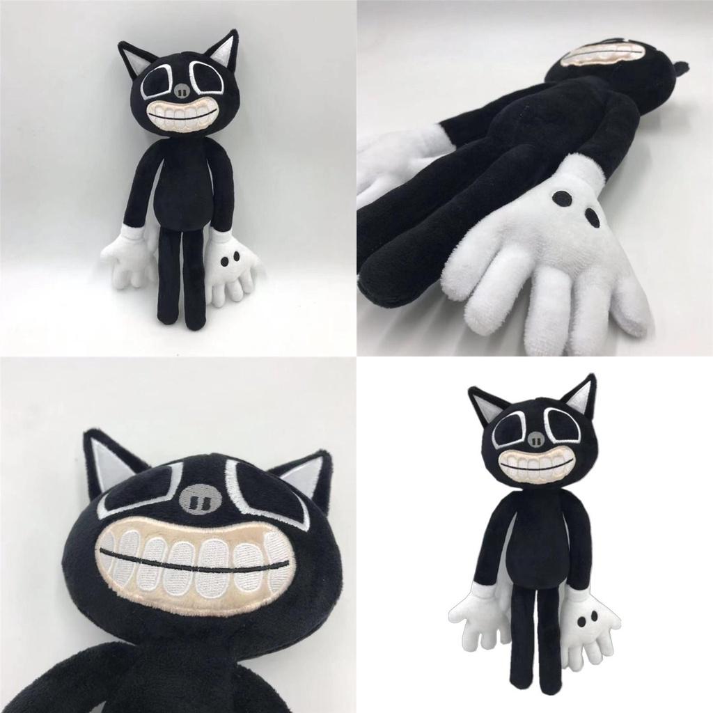 Серия Siren Head Плюшевая игрушка Черный кот Мягкая набивная кукла Идеально подходит для поклонников ужасов