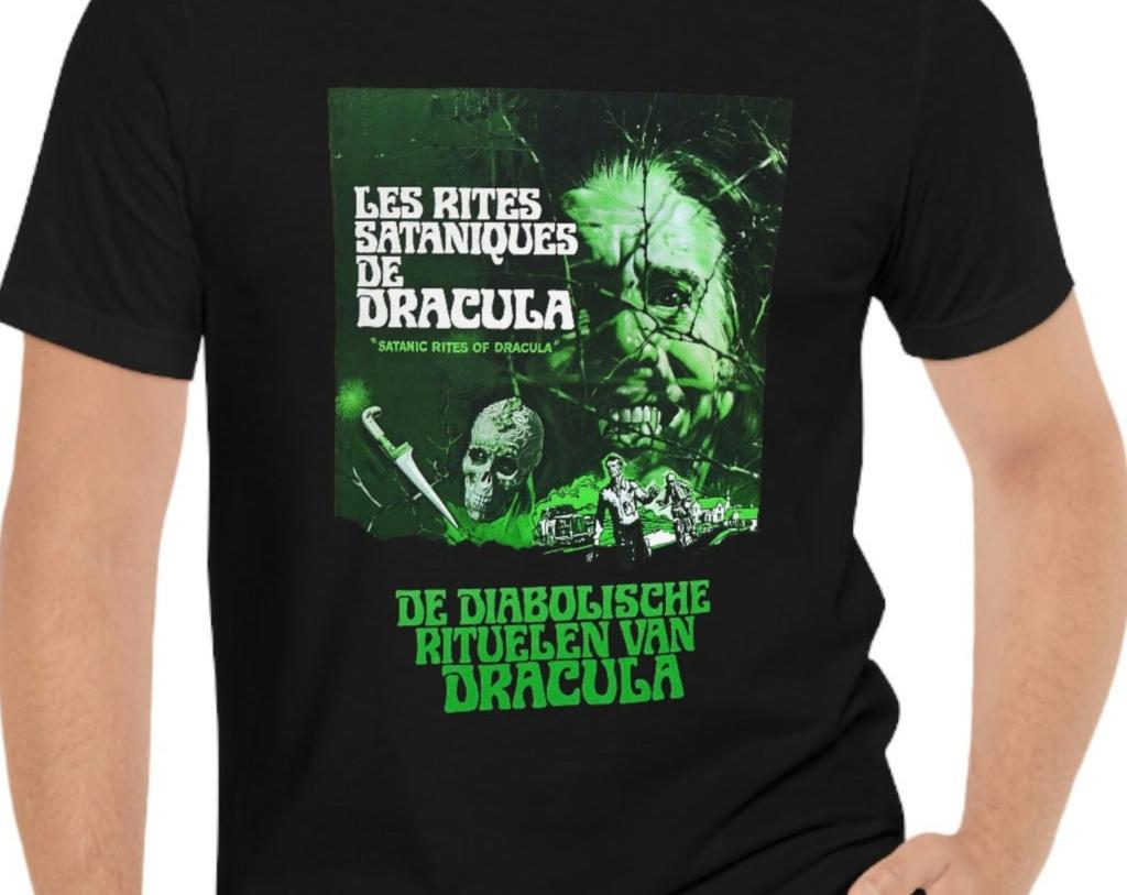 Satanic Rites Of Dracula - Les Rites Sataniques De Dracula Short Sleeve Movie Tee