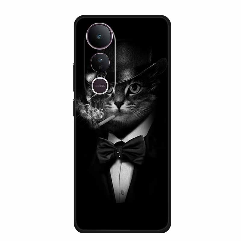 Чехол для Vivo V50 Lite 4G 5G V 50 lite Популярный Черный Силиконовый Мягкий Задний Чехол Для Vivo Y400 4G 5G Чехол для Телефона Y 400