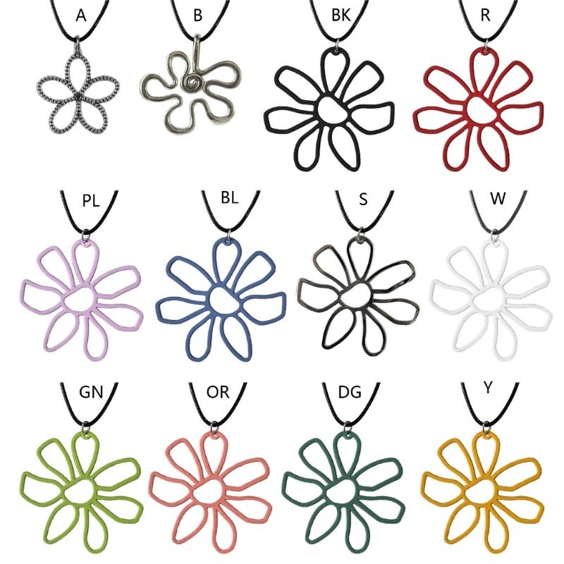 Цветочное Ожерелье Модное Заявление Девушки Ювелирные Изделия Чокеры Цепочка для Женщин Повседневная Носка Вечеринка Подарок Аксессуар