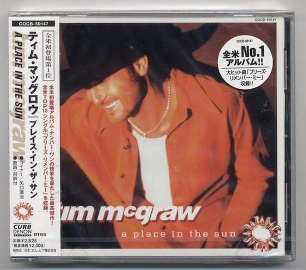 CD TIM MCGRAW - A Place In The Sun COCB50147 Curb Denon Reco 1999 Japan ObiPop Used