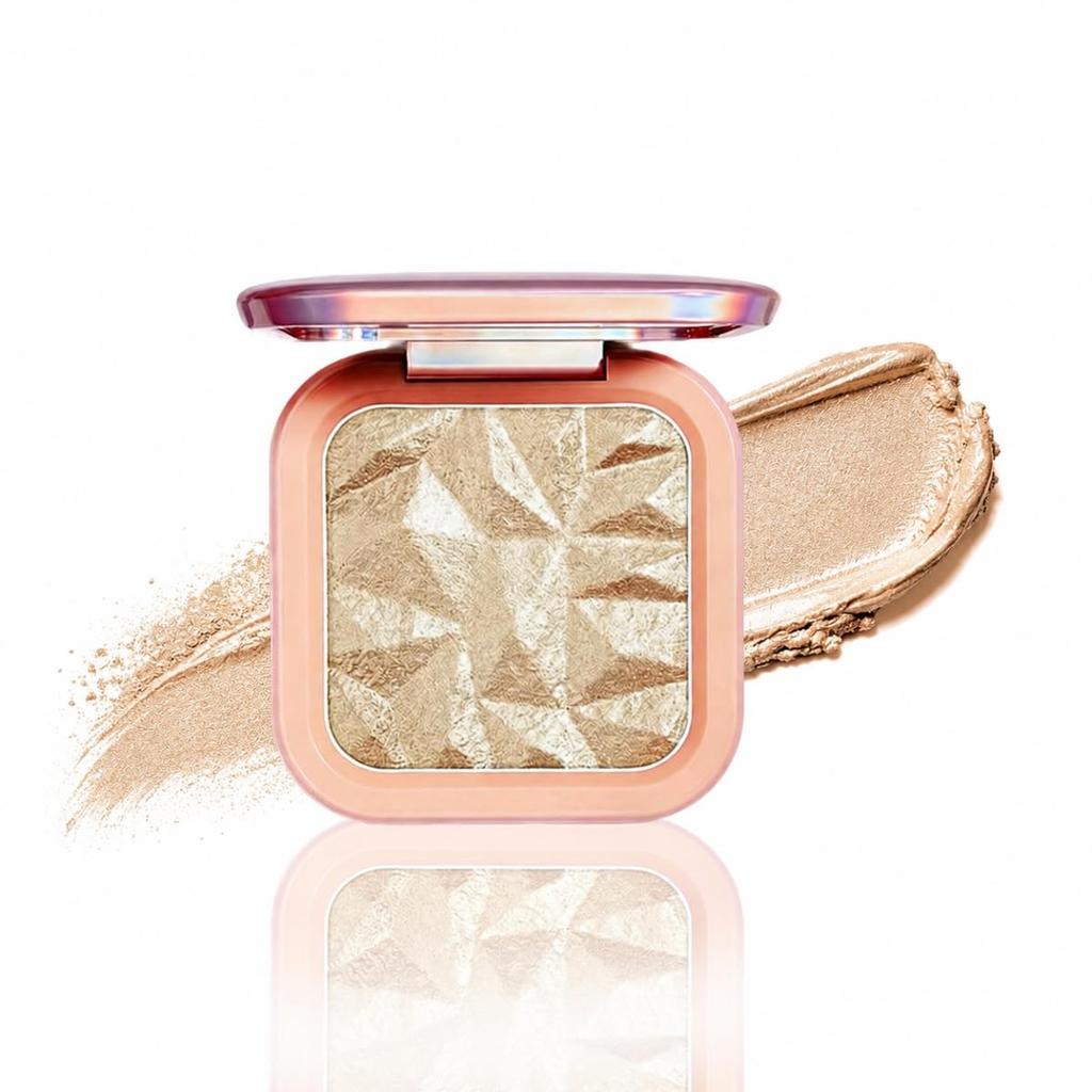 LIANGNISHI Хайлайтер 02 Nude Pink 4 оттенка Матовый и Жемчужный Glow Мелкий Глиттер Хайлайтер для Лица Контуринг Теневая Палитра Макияжа Для Новичков