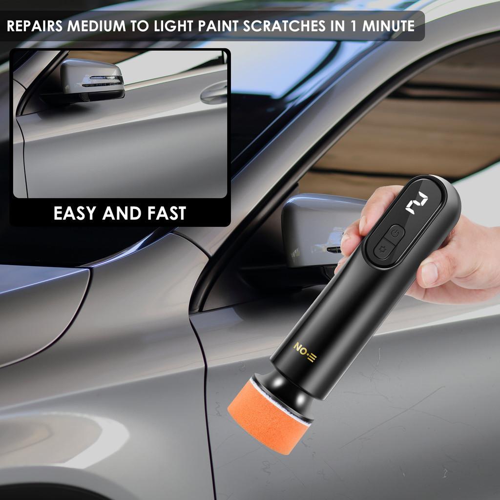 Мини-ремонтный комплект для полировки электромобиля, портативный беспроводной полировщик для автомобиля, светодиодный дисплей, автомобильная полировальная машина для удаления царапин