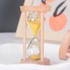5 минут деревянные песочные часы мини настольные украшения песочные часы креативные таймеры кухонные песочные часы для игры класс дети