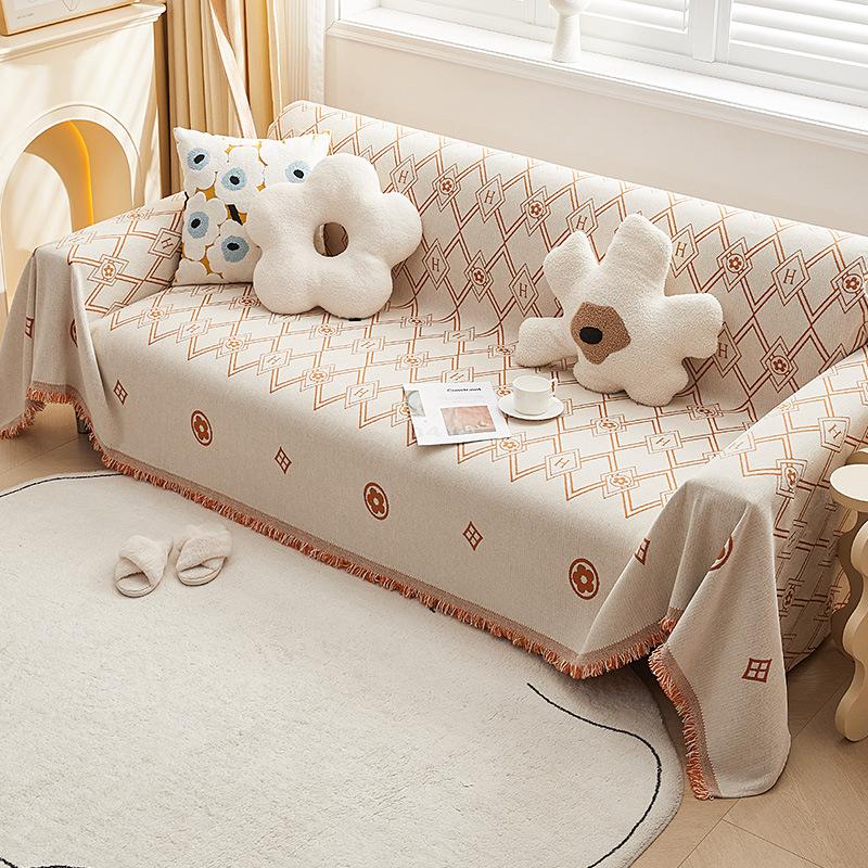Чехол для дивана из синели, универсальное диванное полотенце, пыленепроницаемый чехол для диванной подушки, защитный чехол от царапин для кошек, диванное одеяло, ковер