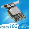Чипсет Inte X540-T2 10G PCIe x8 Dual Copper RJ45 10Gbps Port Ethernet Сетевая карта Совместимость PCIE-x8 PCIE-X16