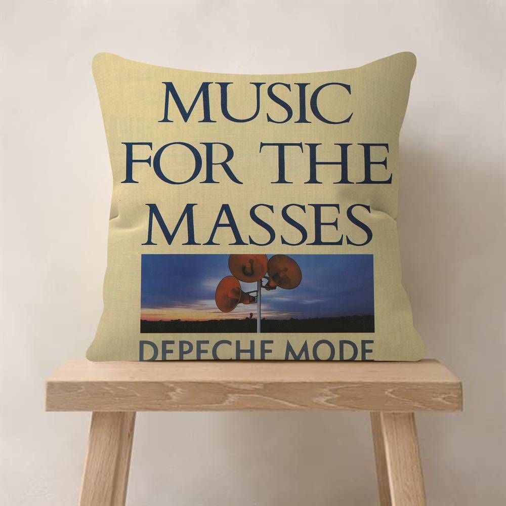 Наволочка с изображением певца Depeche Mode для спальни, комнаты и дивана в гостиной, декоративная наволочка для подушки