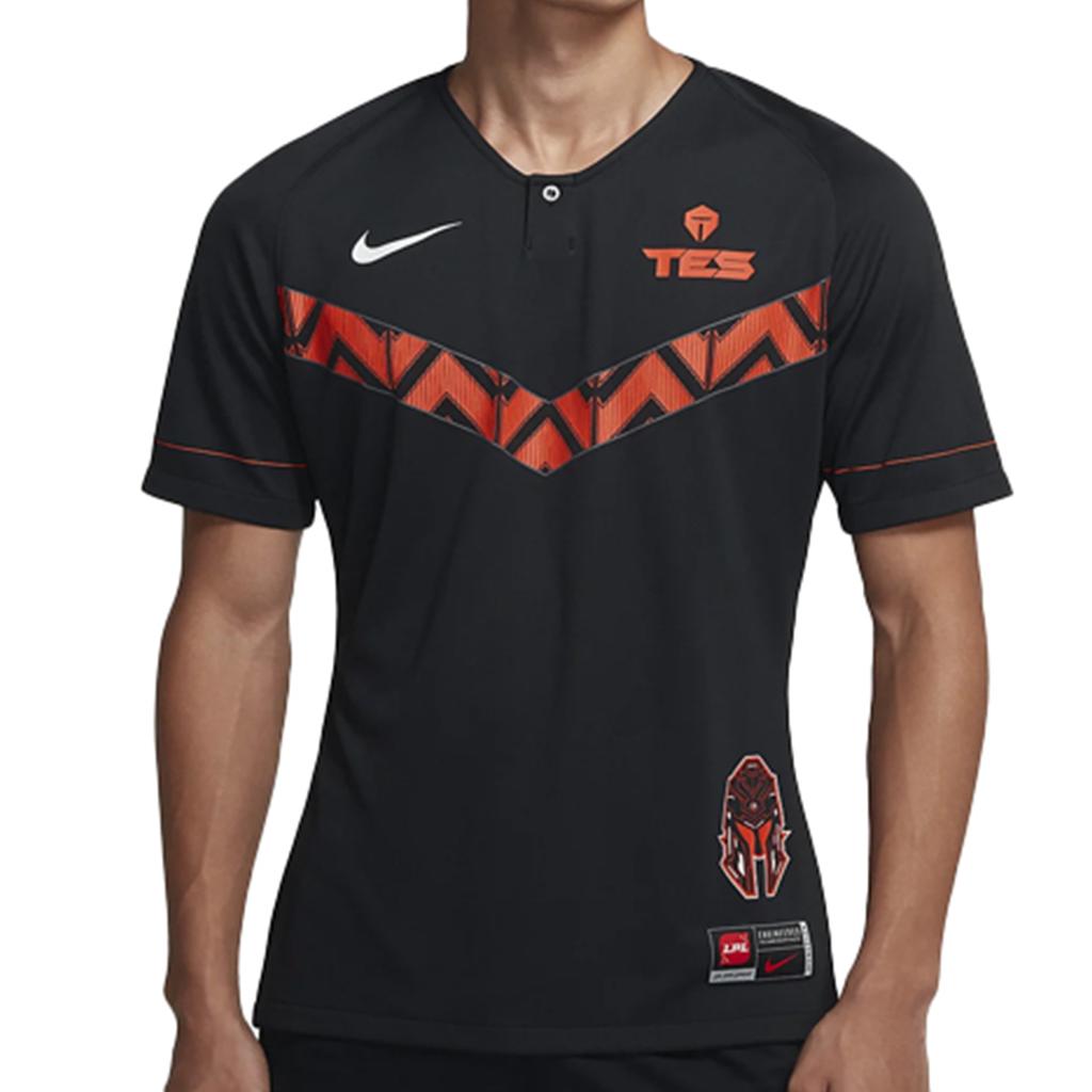 Nike LPL TES Team Competition Short Sleeve T-Shirt Men Tops Black CV9631-010