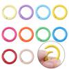 2/5Pcs O-Shape Spring Clasps Round Keychain Bag Clips Hook Connector For DIY Buckles Craft Making