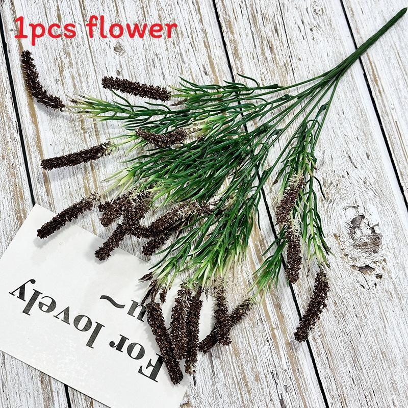 Simulated Bouquet Lavender Artificial Plastic Artificial Flower For Decor Indoor
