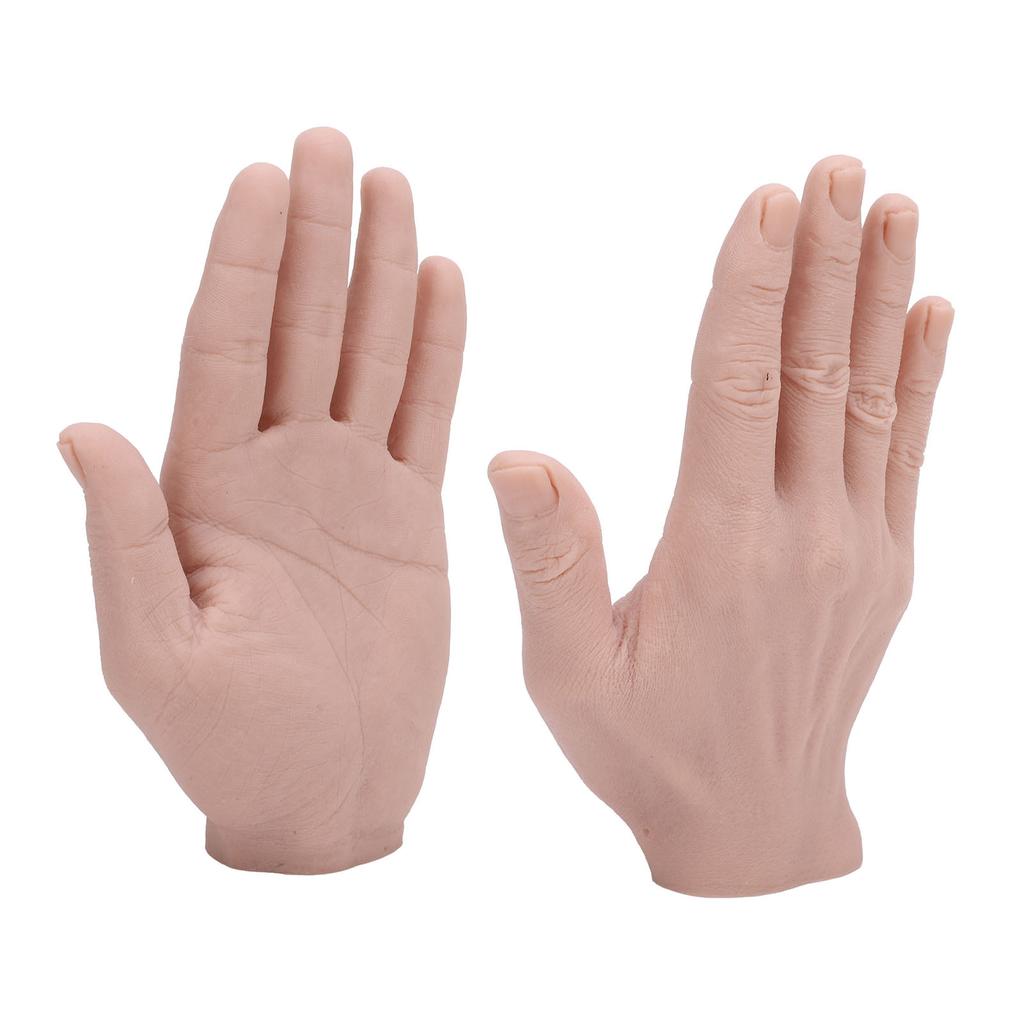 Силиконовая мужская модель руки многоразовая имитация силиконовая искусственная модель руки сгибаемая искусственная рука