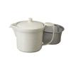 Ale-net Teapot, 15.5 X 10.7 X 11.8 Cm, 450cc, Clean Porcelain, Mino Ware, Made In Japan, Stylish