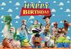 Buzz Lightyear Space Backdrop Cosmic Boy Birthday Party Decor Baby Shower Supplies Photo Backdrop Party Wall Decor