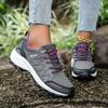 New Fashion Women's Mountaineering Soft Soled Comfortable Tennis Running Outdoor Lace Up Light Casual Hiking Shoes Tennis Female