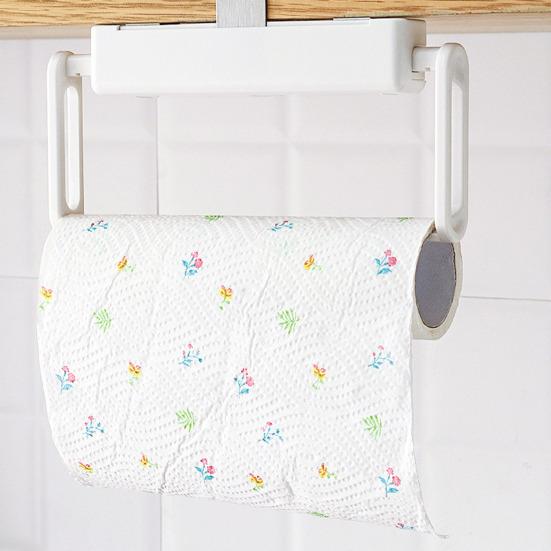 Выдвижной держатель для бумажных полотенец, регулируемая длина, простая установка, держатель для рулонной бумаги, ванная комната, кухня