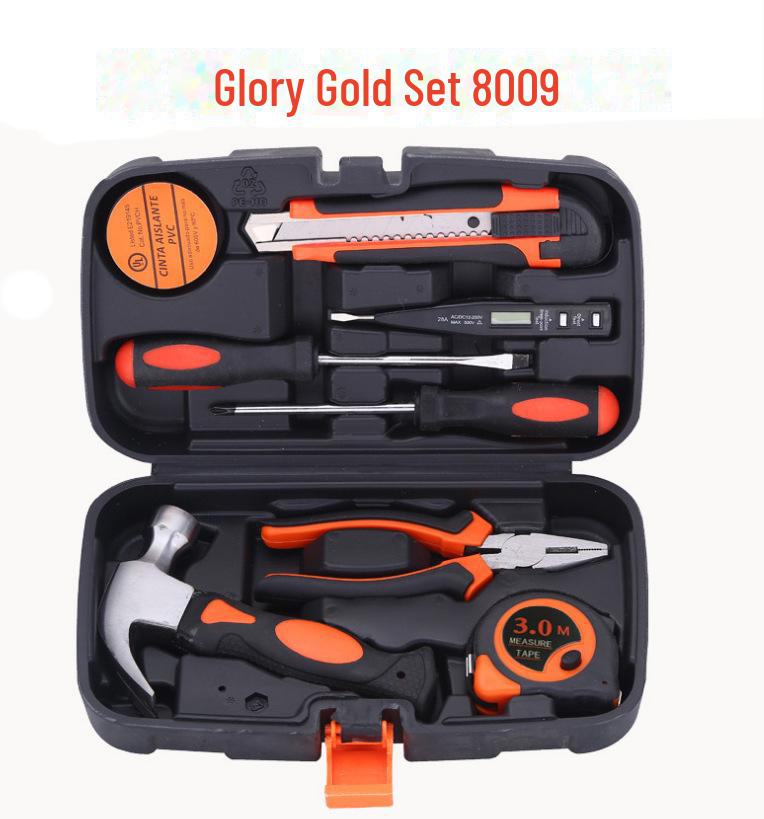 Портативный многофункциональный набор инструментов: Комплект для электрики, деревообработки и ремонта с ящиком для инструментов