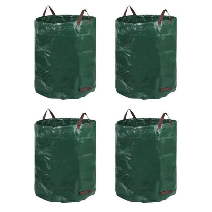 Sacs à déchets de jardin - LIK - 272L - Résistants - Écologiques - Lot de 4