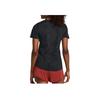 Under Armour Футболка Launch Elite Solid Color Crew Neck Short Sleeve T Shirt Women Tops Black 1383365-002