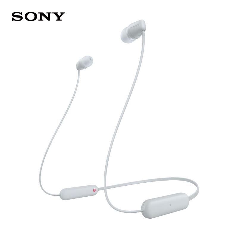 Sony WI-C100 Wireless Neckband Bluetooth Earbuds