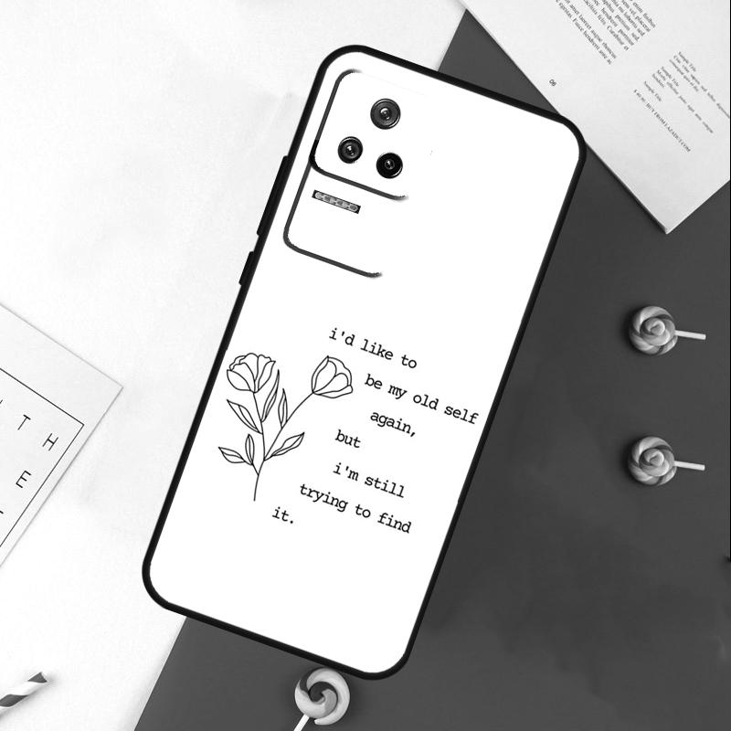 Чехол для Xiaomi 11T 12T 13T 14T Pro 13 14 15 Ultra POCO X7 Pro X3 X5 X6 F5 F6 M6 Pro с текстом песни All Too Well