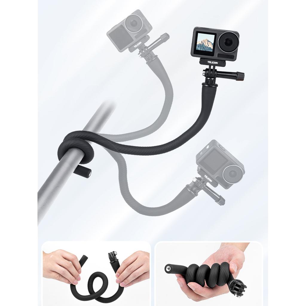 Bicycle Motorcycle Panoramic Selfie Stick Monopod Mount Handlebar Bracket For Gopro11 DJI/Insta360 X3/X2/RS Accessory