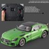 1/18 Scale BENZ AMG-GTR Cool Alloy Sports Car Model, Simulated Interior Details, Cool Lighting and Sound Effects, Exquisite Desktop Ornaments
