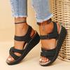 Sandals For Women 2024 New Soft Bottom Wedge Heels Sandals Summer Platform Sandalias Mujer Elegant Wedges Women's Sandals Shoes