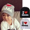Весенняя хлопковая детская шапка I LOVE MAMA PAPA, детская шапка-бини, детская шапка для детей 1-3 лет